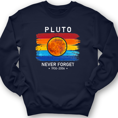 Pluto Never Forget Crewneck Navy / S