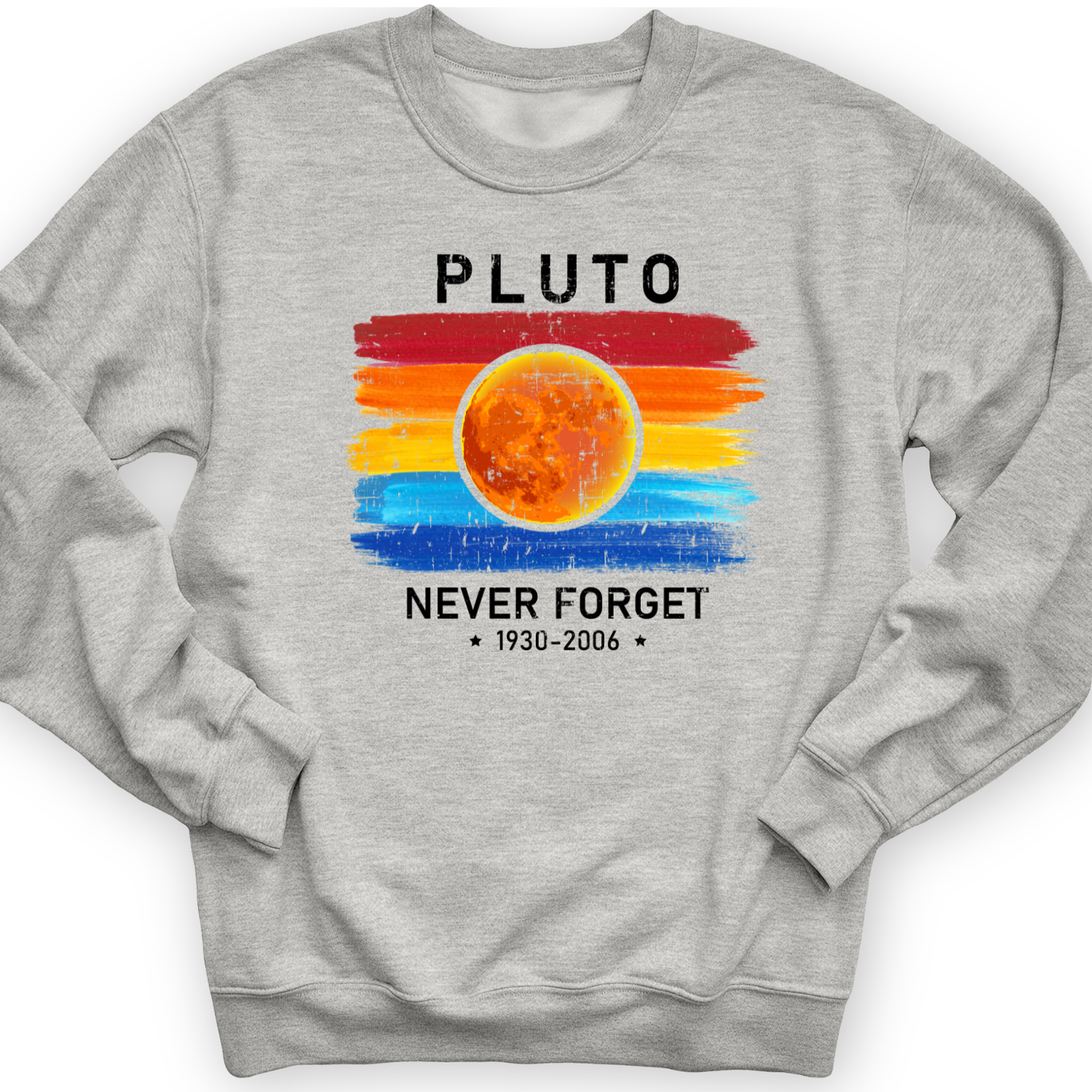 Pluto Never Forget Crewneck Sport Grey / S