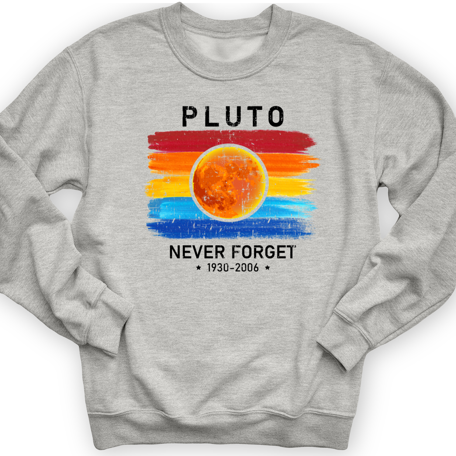 Pluto Never Forget Crewneck Sport Grey / S