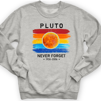 Pluto Never Forget Crewneck Sport Grey / S