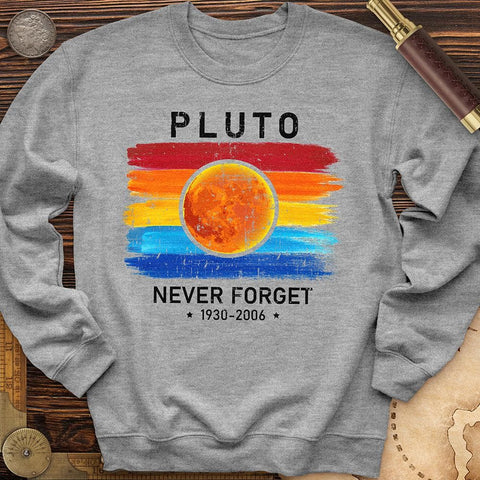 Pluto Never Forget Crewneck Sport Grey / S