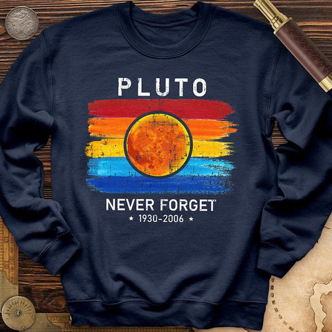 Pluto Never Forget Crewneck Navy / S