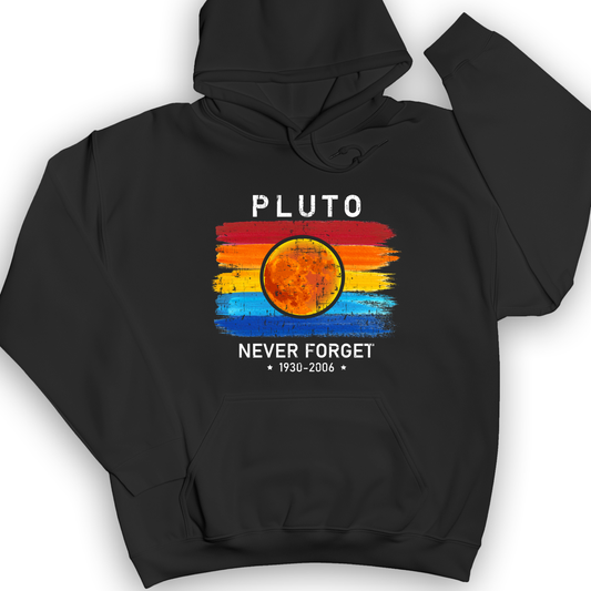 Pluto Never Forget Hoodie Black / S