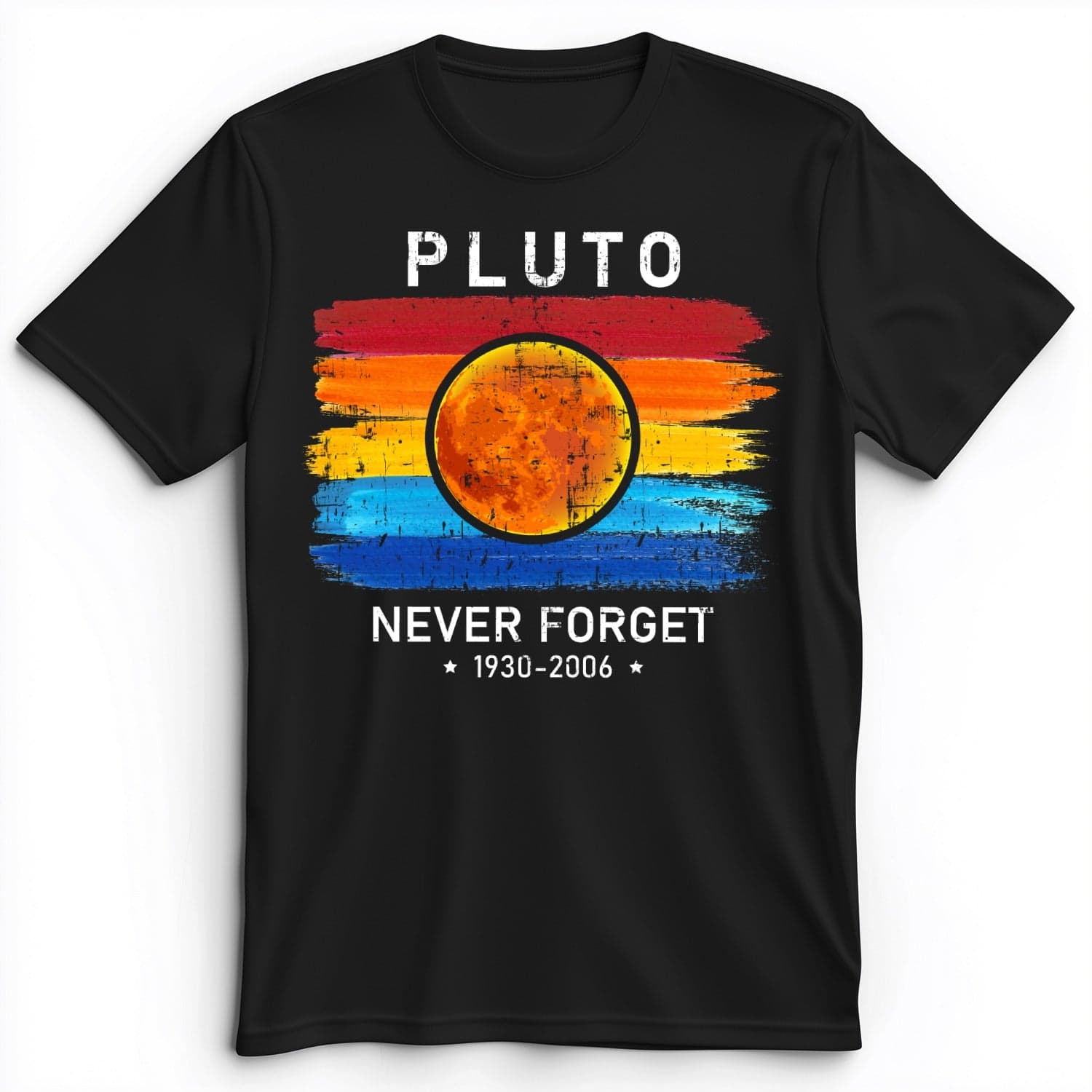 Pluto Never Forget Premium Tee Black / S
