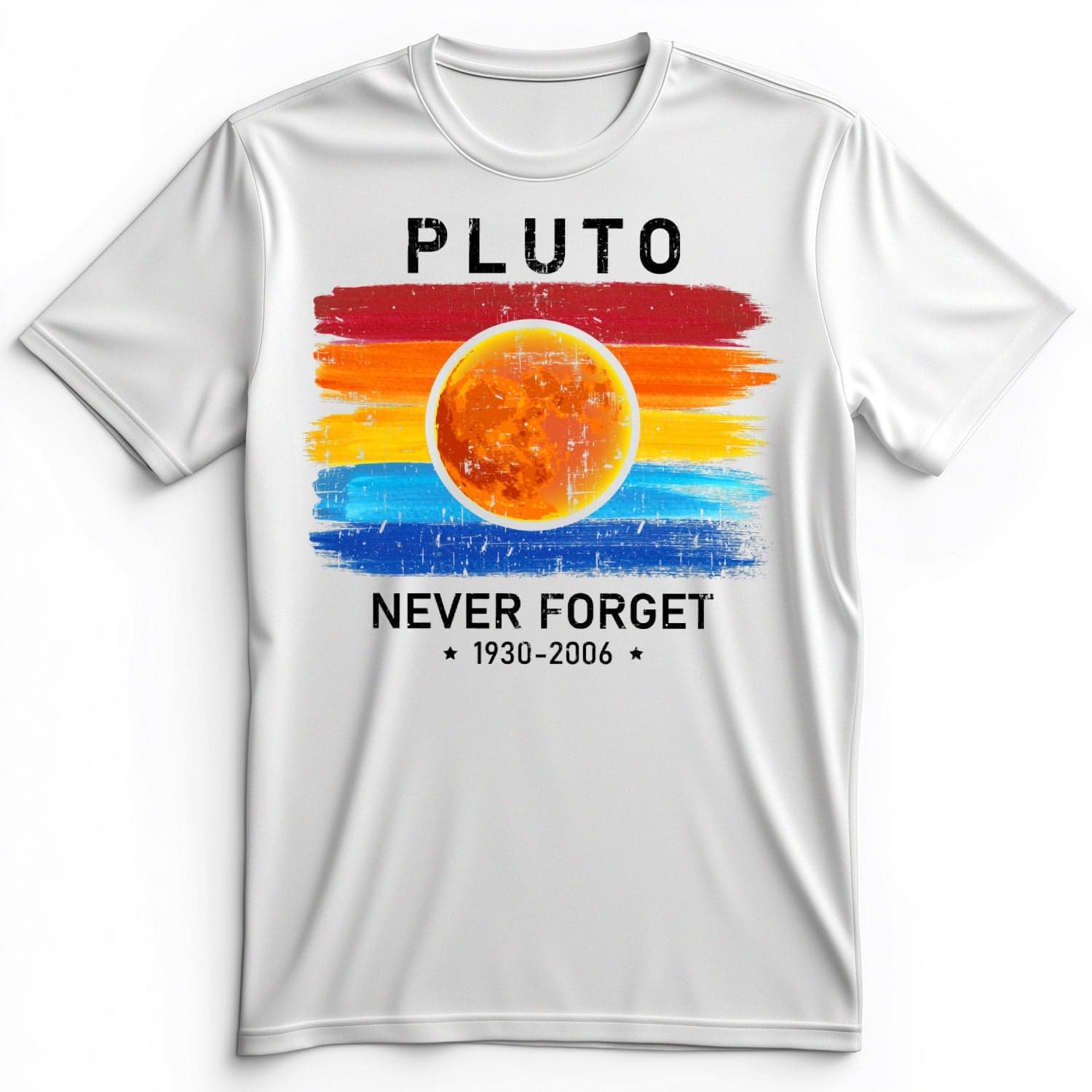 Pluto Never Forget Premium Tee White / S