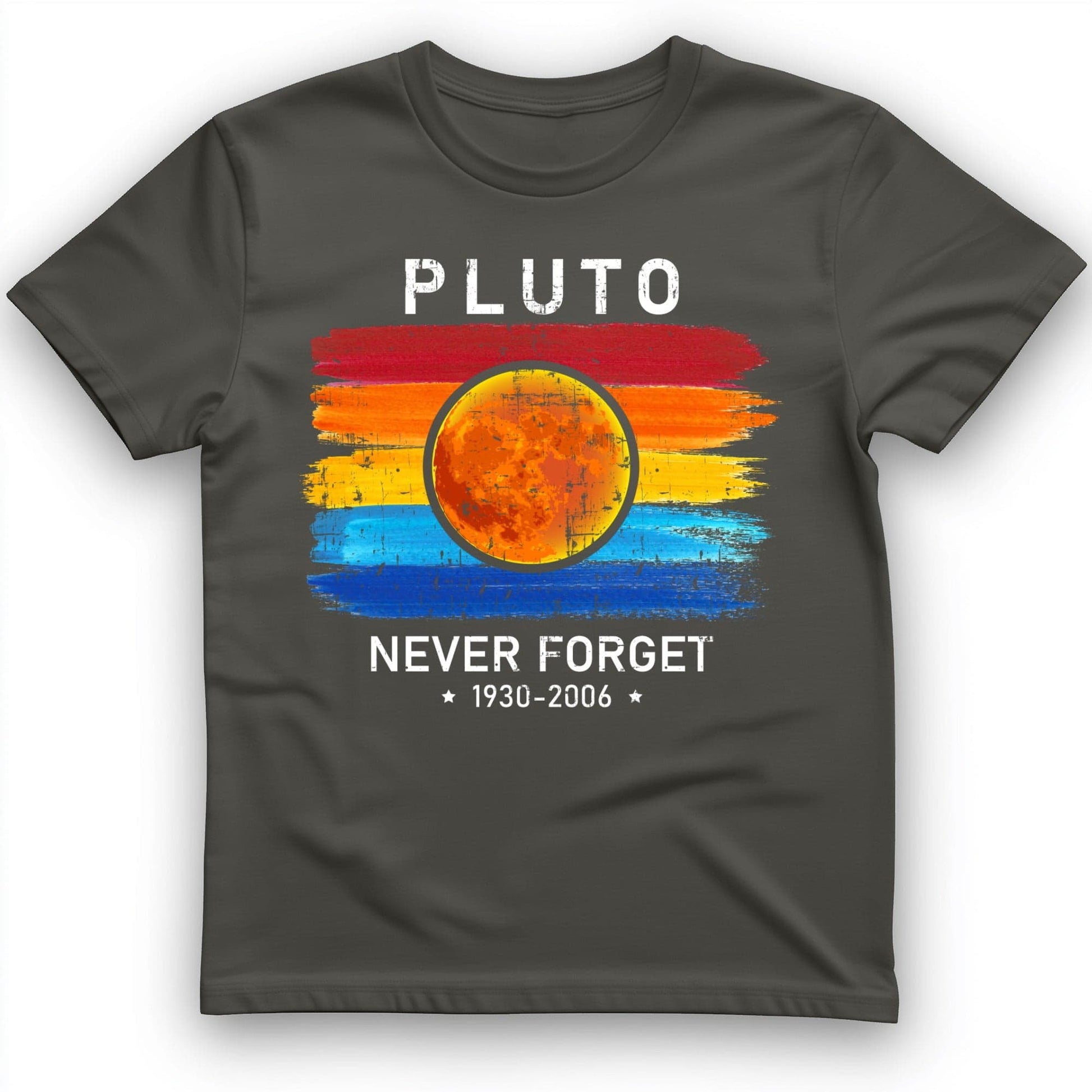 Pluto Never Forget T-Shirt Charcoal / S