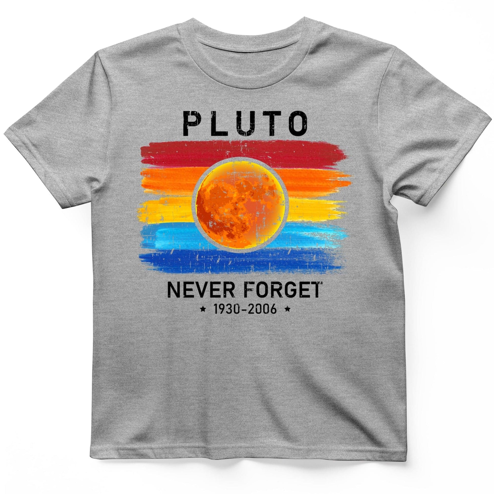 Pluto Never Forget T-Shirt Sport Grey / S