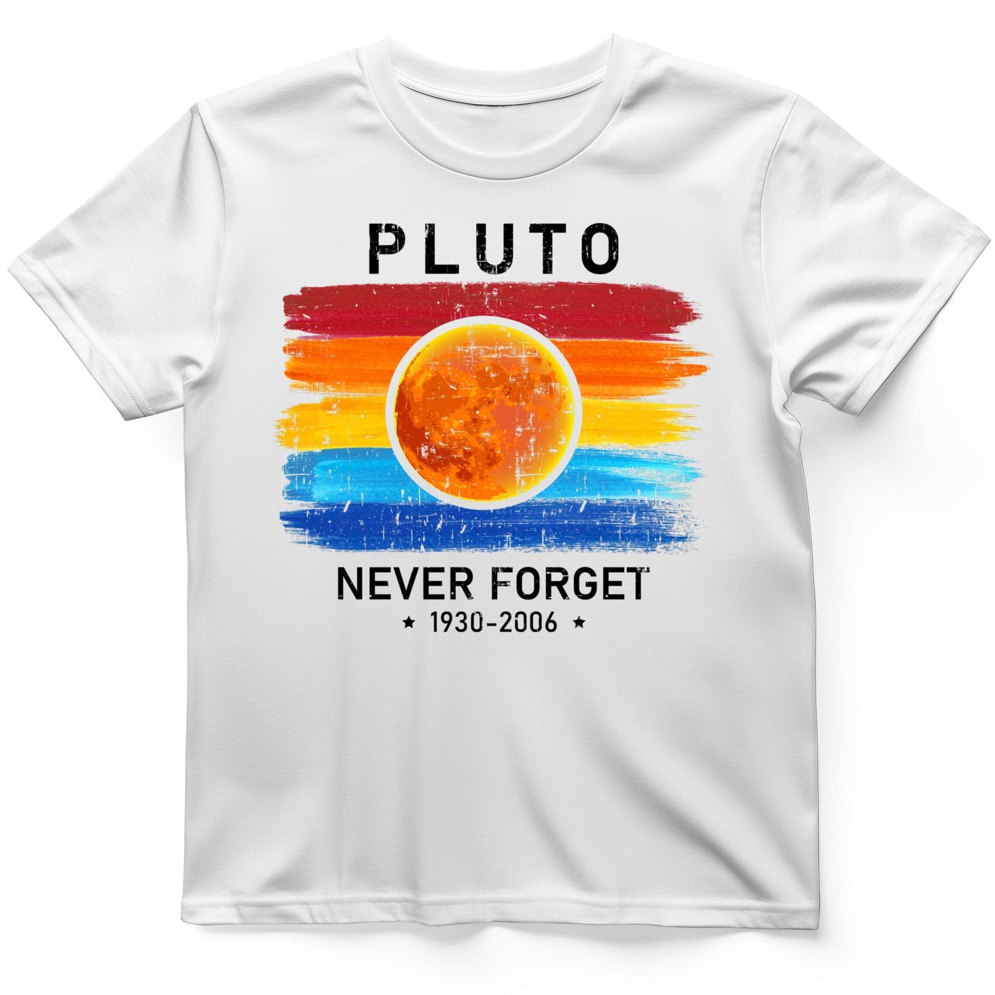 Pluto Never Forget T-Shirt White / S