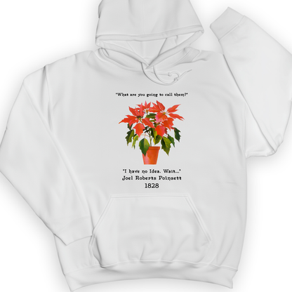 Pointsettias Hoodie White / S