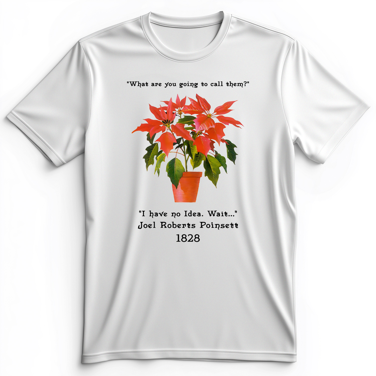 Pointsettias Premium Tee White / S