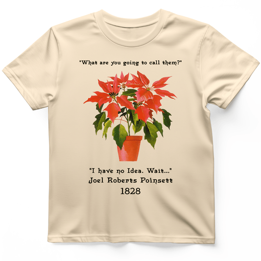 Pointsettias T-Shirt Natural / S