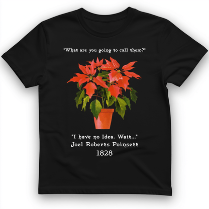 Pointsettias T-Shirt Black / S