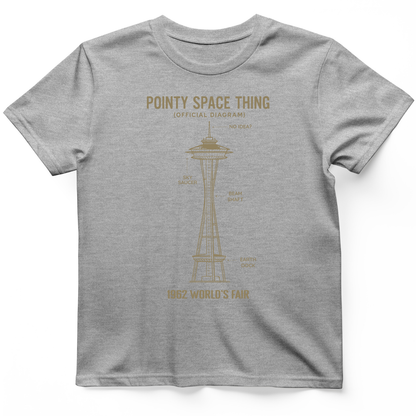 Pointy Space Thing T-Shirt Sport Grey / S