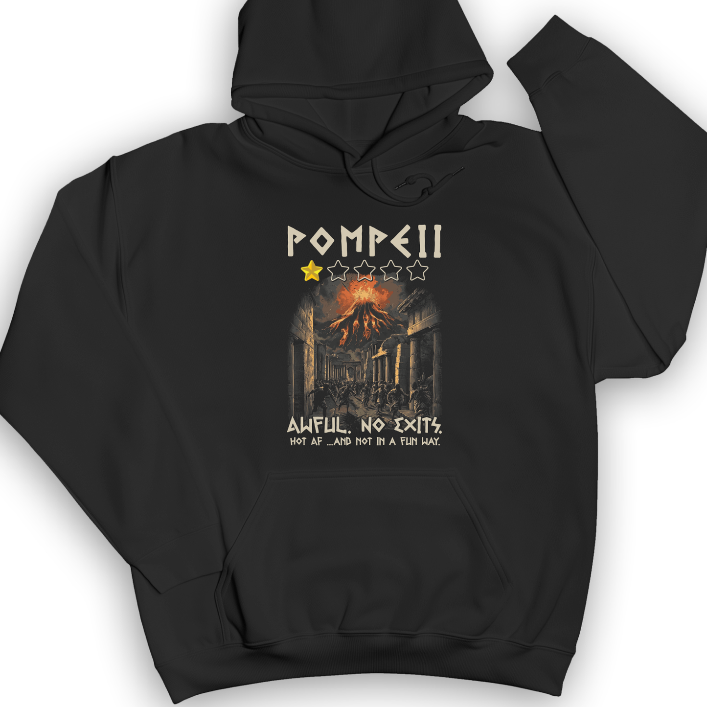 Pompeii 1 Star Hoodie Black / S