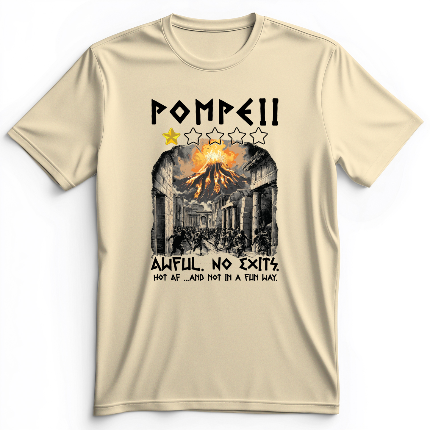 Pompeii 1 Star Premium Tee Natural / S