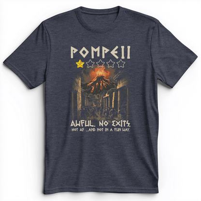 Pompeii 1 Star Premium Tee Heather Navy / S
