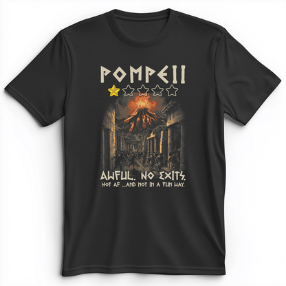 Pompeii 1 Star Premium Tee Dark Grey Heather / S