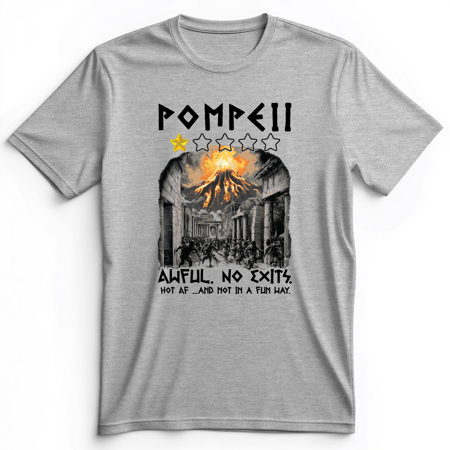 Pompeii 1 Star Premium Tee Athletic Heather / S