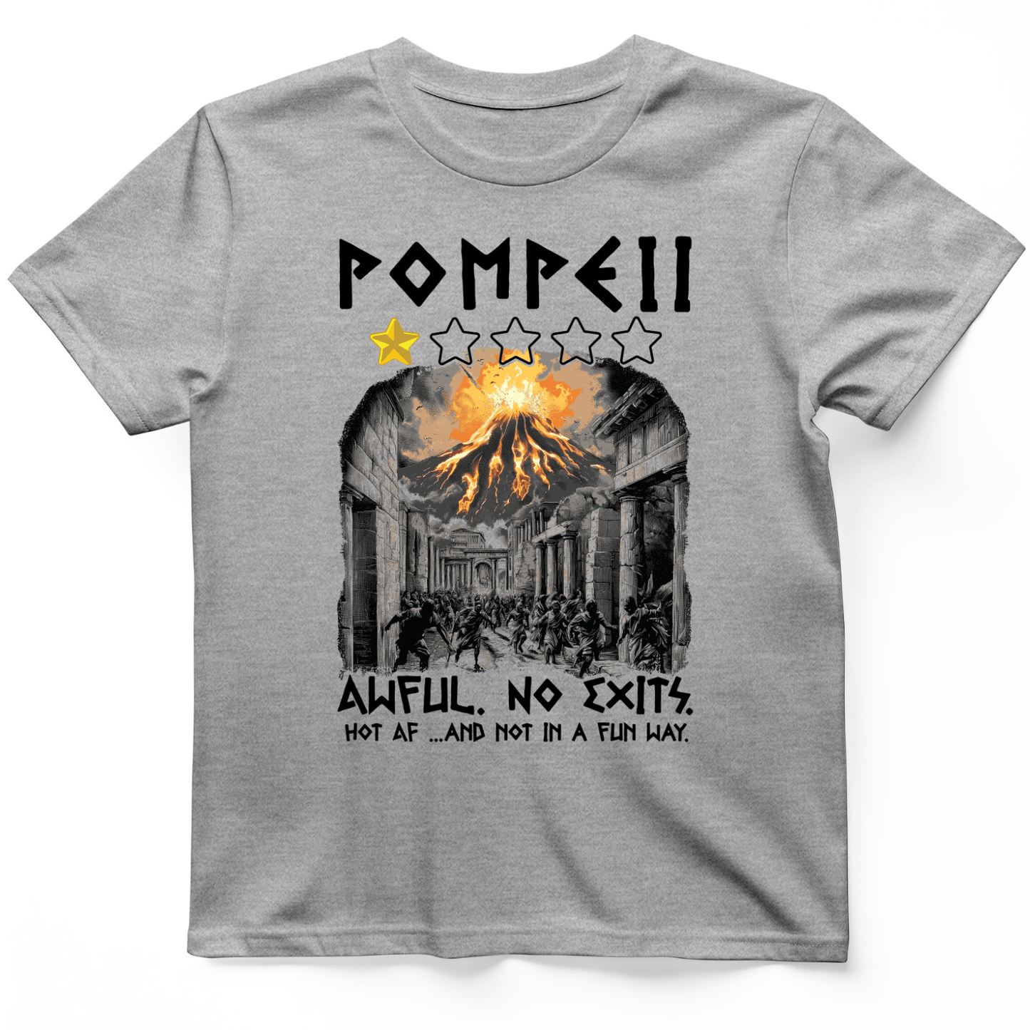 Pompeii 1 Star T-Shirt Sport Grey / S