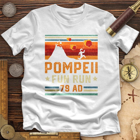 Pompeii "Fun" Run High Quality Tee White / S