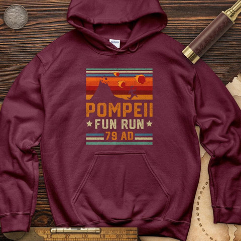 Pompeii "Fun" Run Hoodie Maroon / S