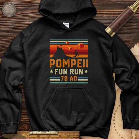 Pompeii "Fun" Run Hoodie Black / S