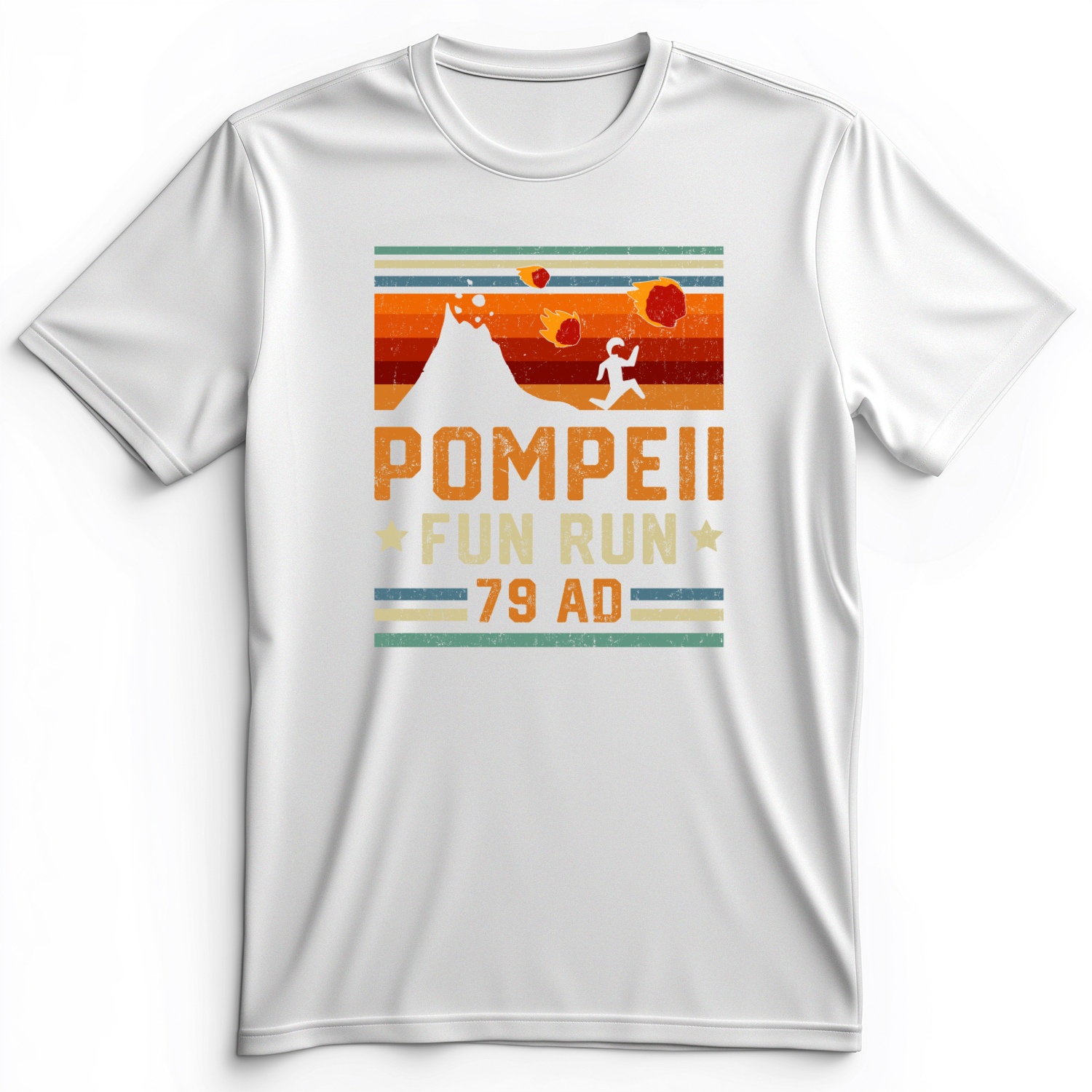 Pompeii "Fun" Run Premium Tee White / S