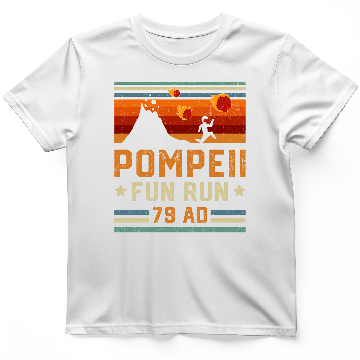 Pompeii "Fun" Run T-Shirt White / S