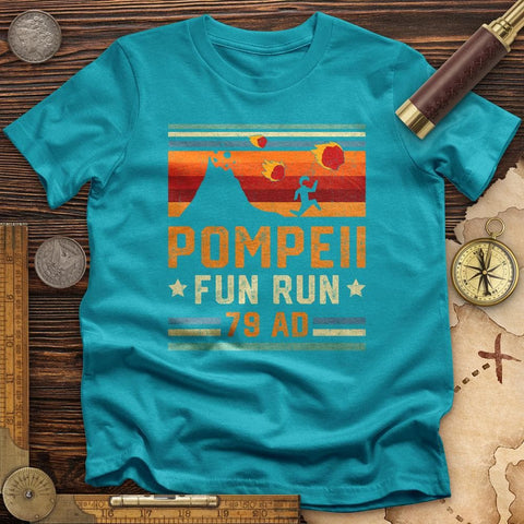 Pompeii "Fun" Run T-Shirt Tropical Blue / S
