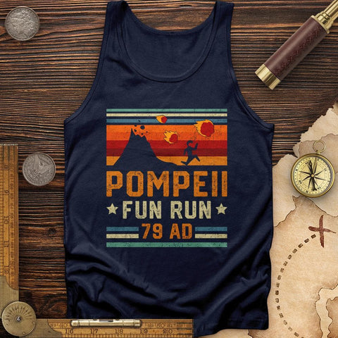 Pompeii "Fun" Run Tank Navy / XS