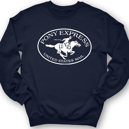 Pony Express Crewneck Navy / S