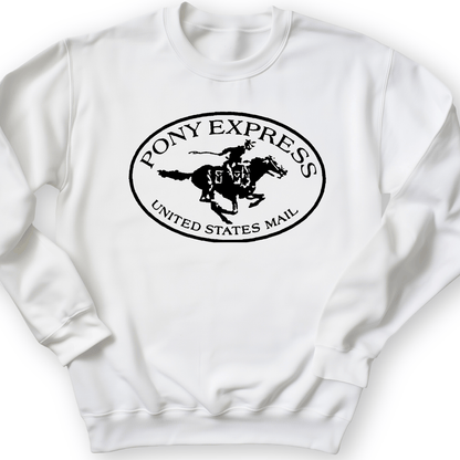 Pony Express Crewneck White / S