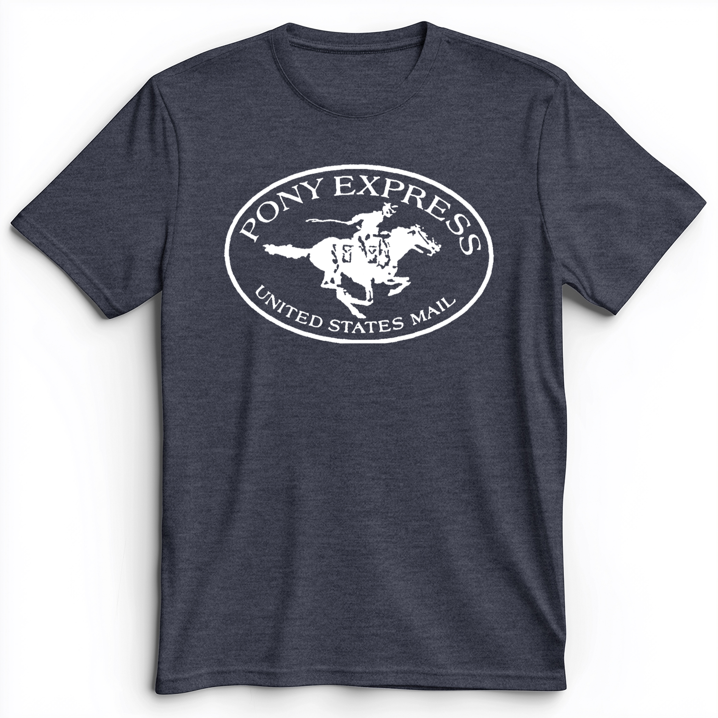 Pony Express Premium Tee Heather Navy / S