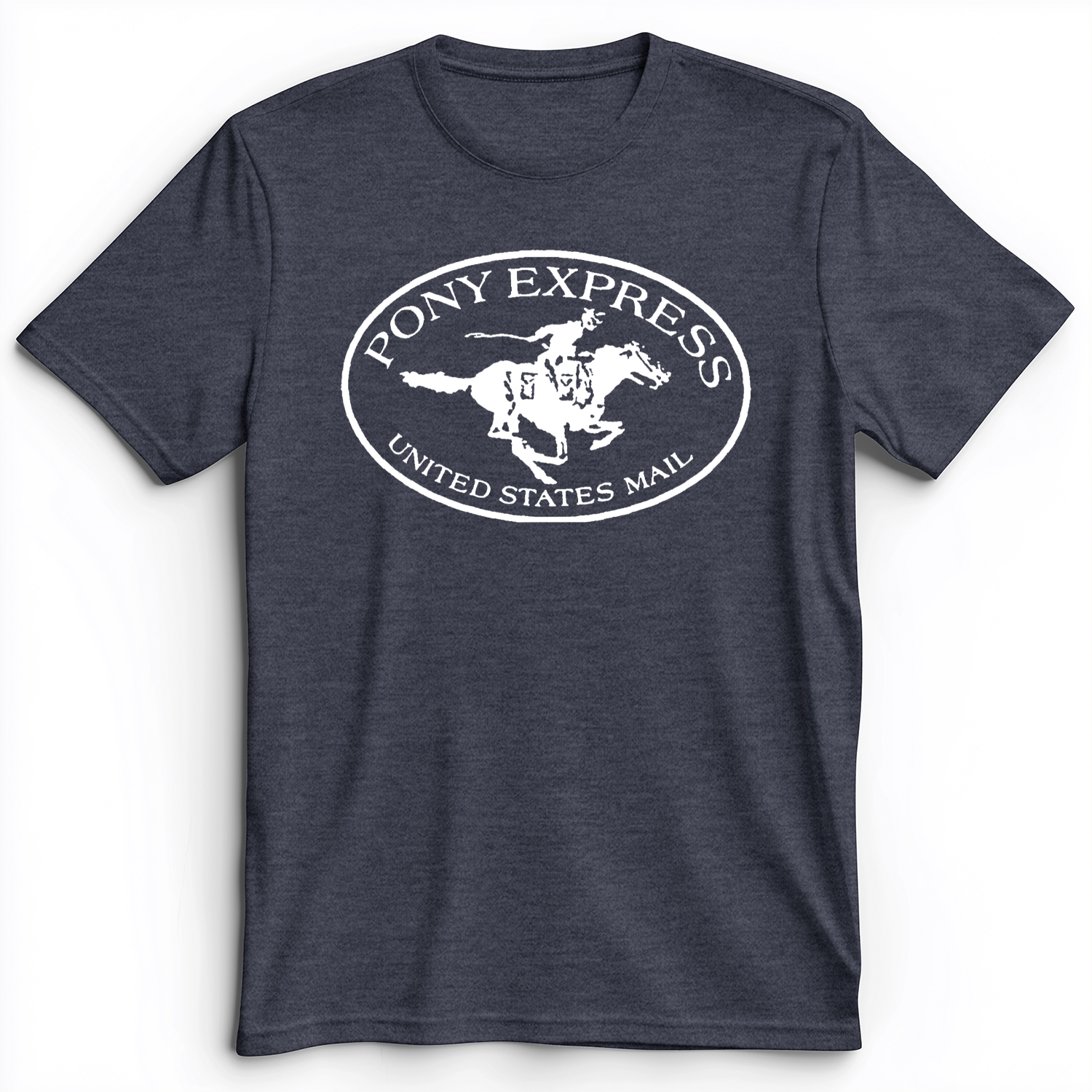 Pony Express Premium Tee Heather Navy / S