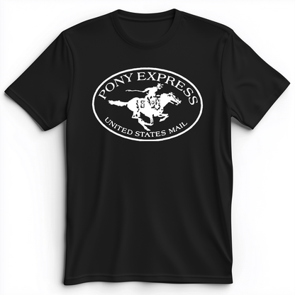Pony Express Premium Tee Black / S