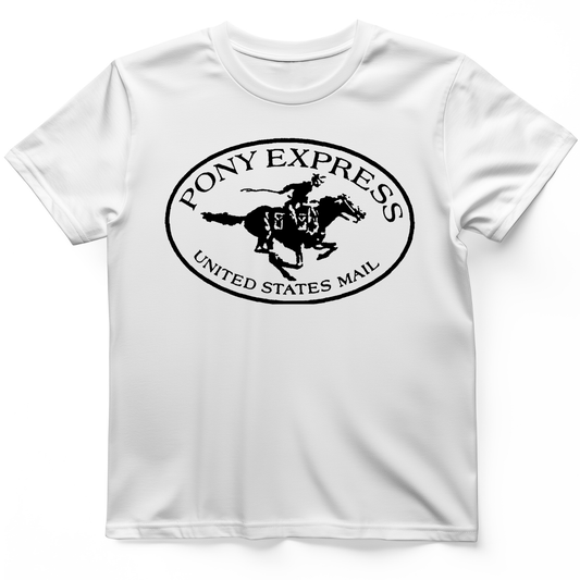 Pony Express T-Shirt White / S