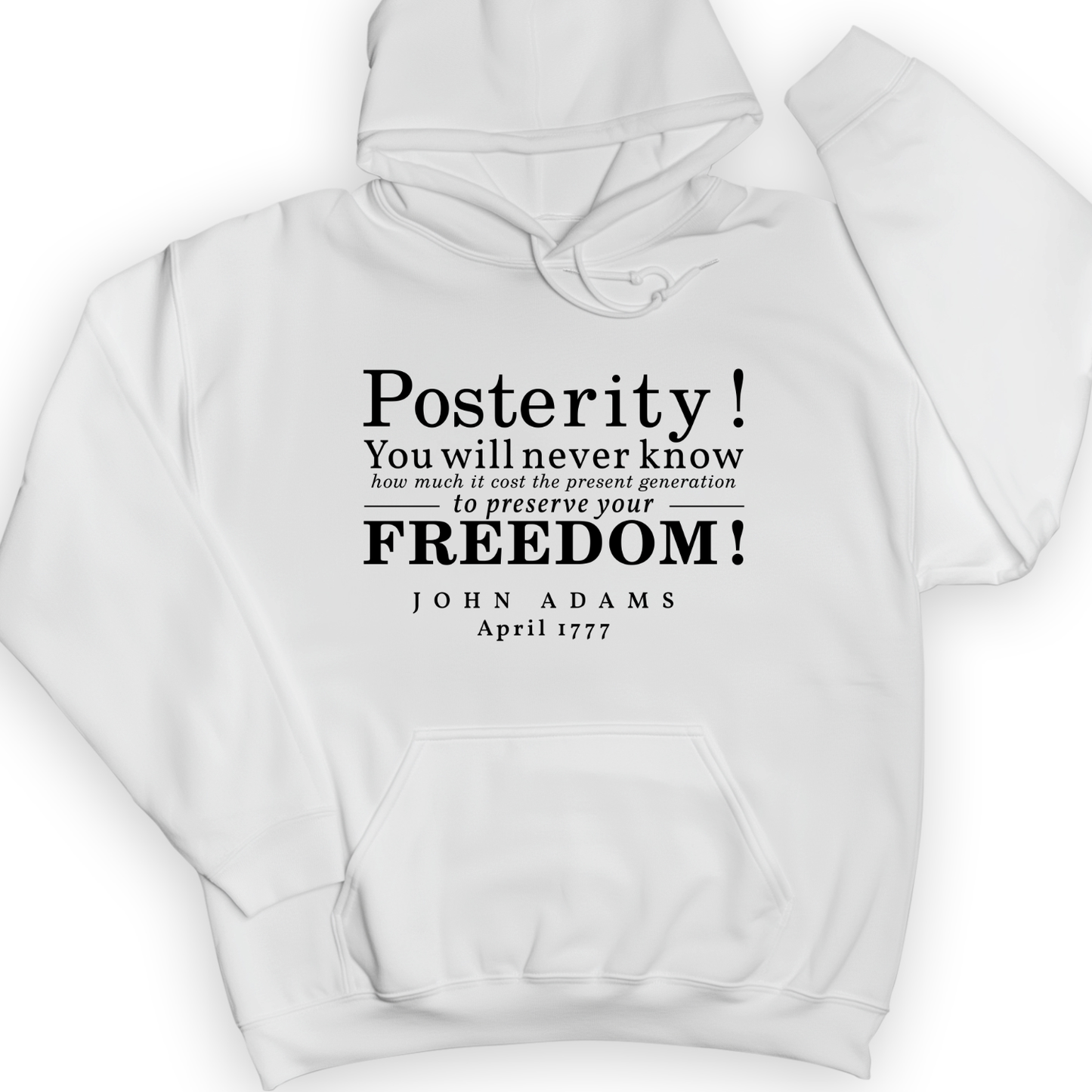 Posterity Hoodie White / S
