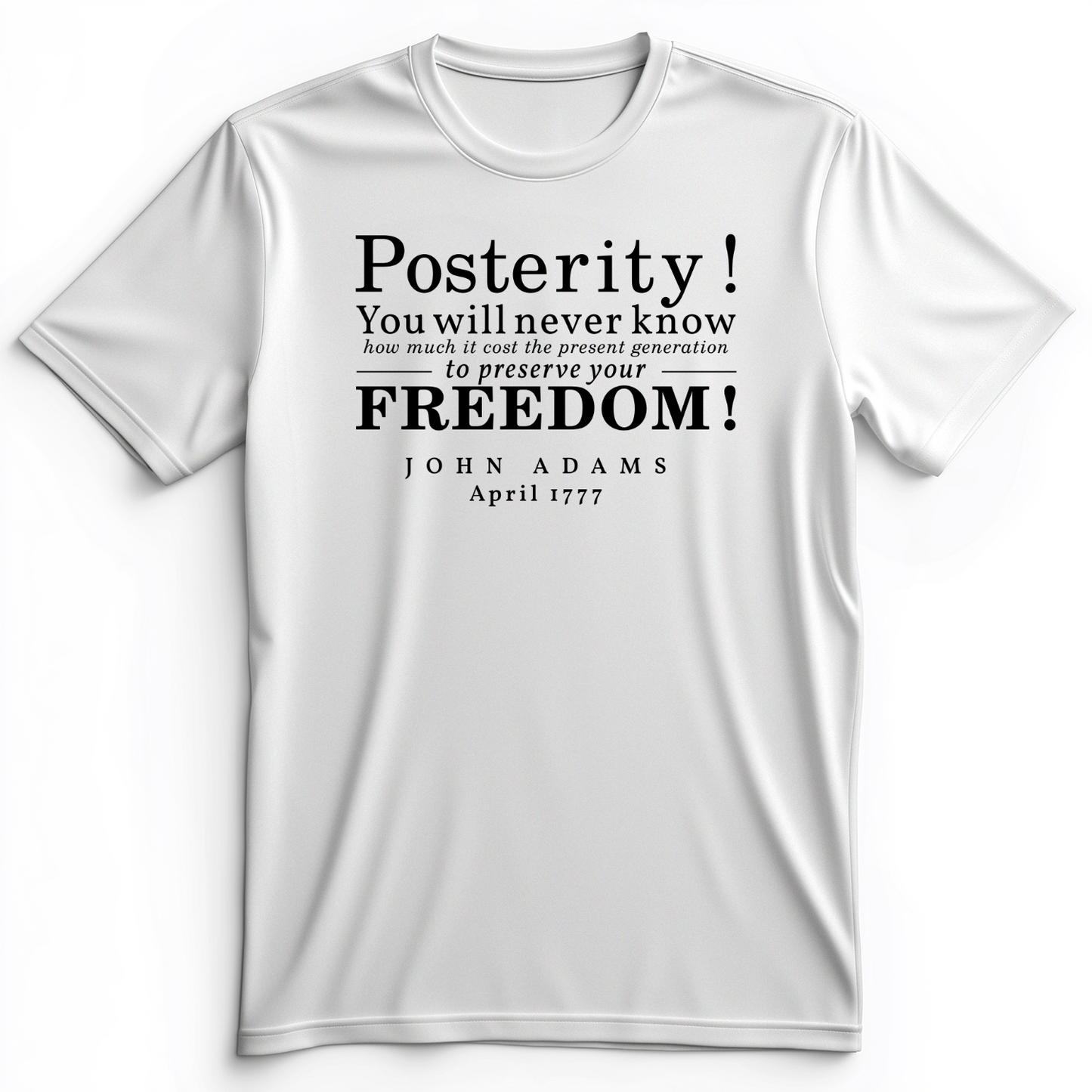 Posterity Premium Tee White / S