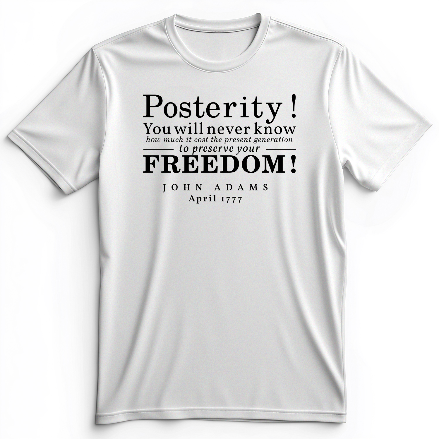 Posterity Premium Tee White / S
