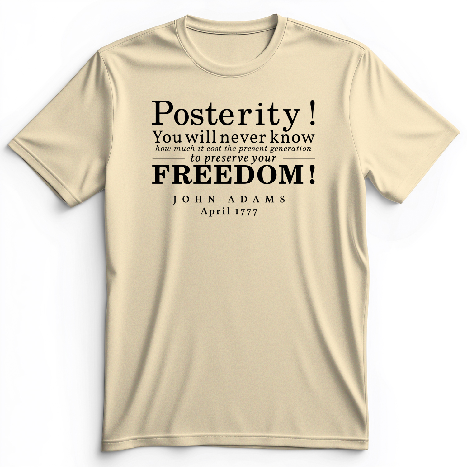 Posterity Premium Tee Natural / S