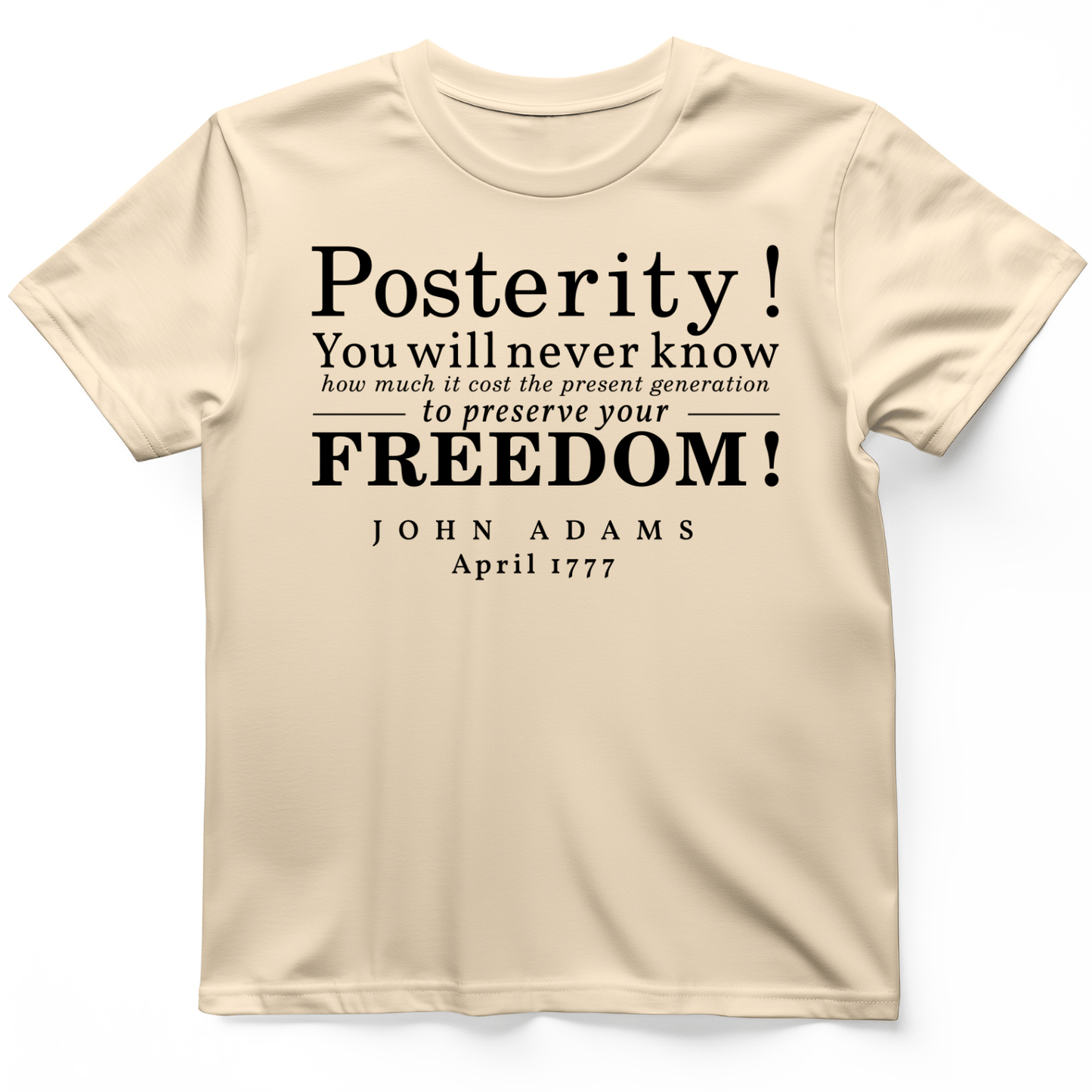 Posterity T-Shirt Natural / S