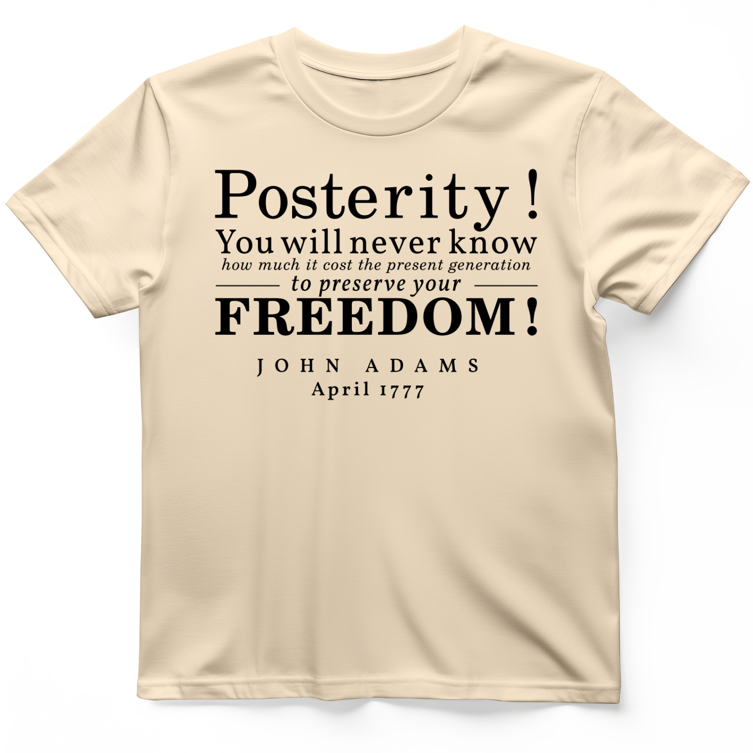 Posterity T-Shirt Natural / S
