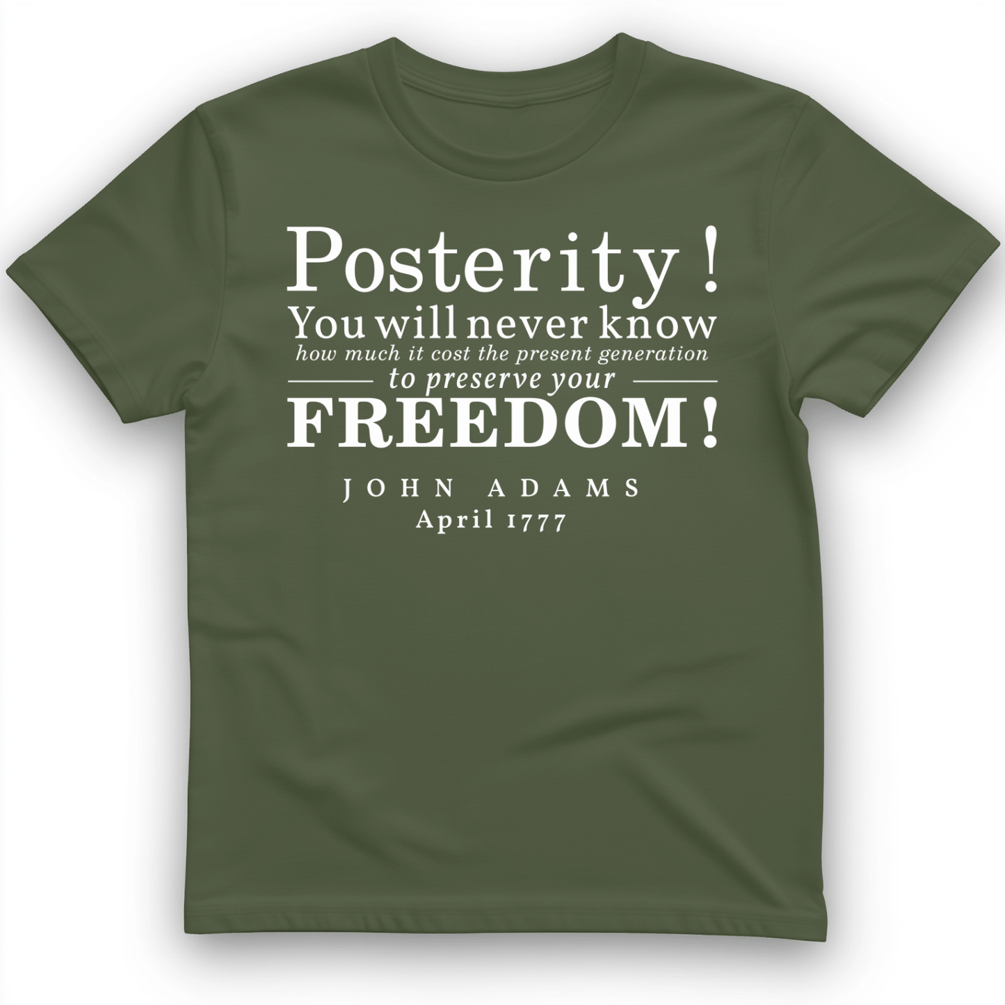 Posterity T-Shirt Military Green / S