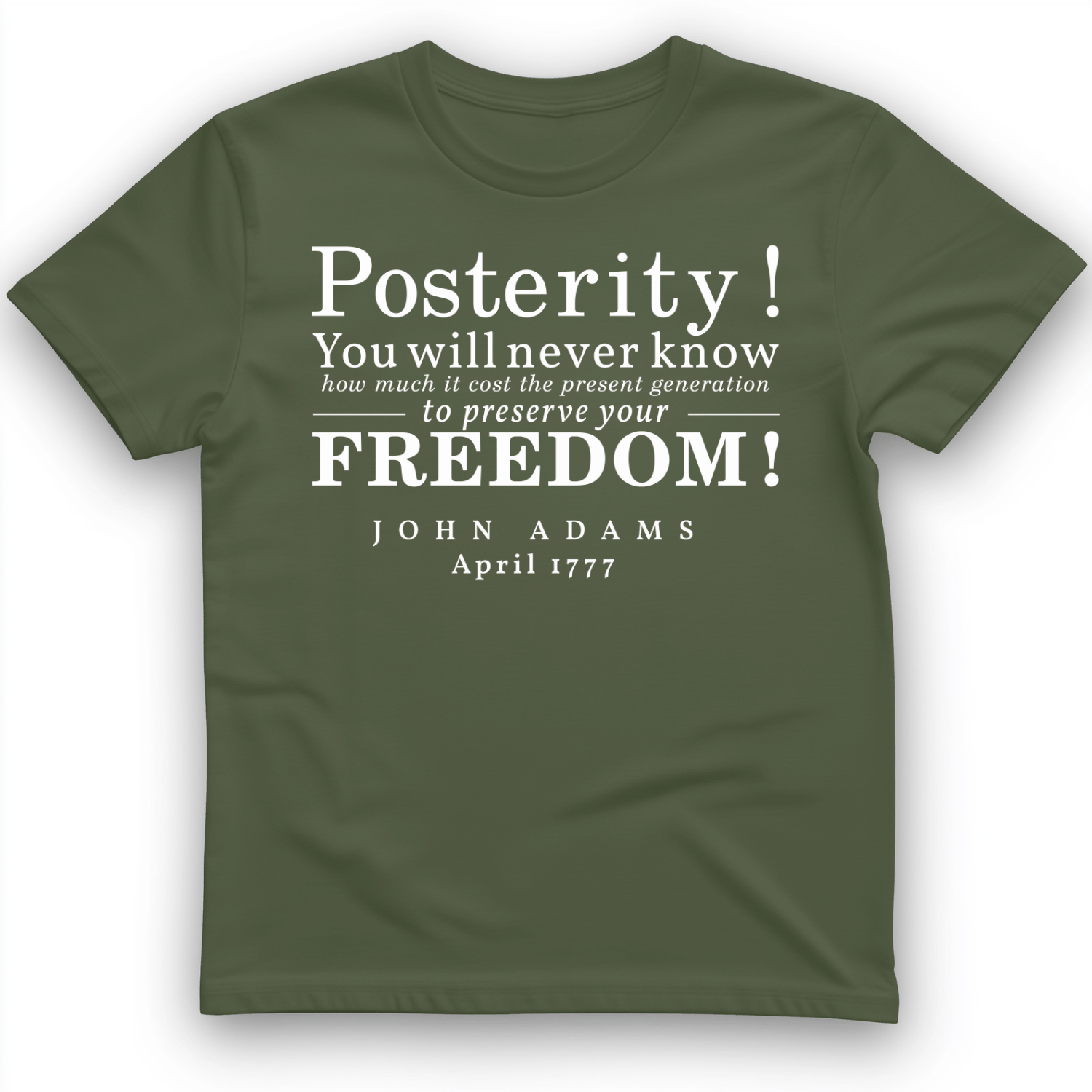 Posterity T-Shirt Military Green / S