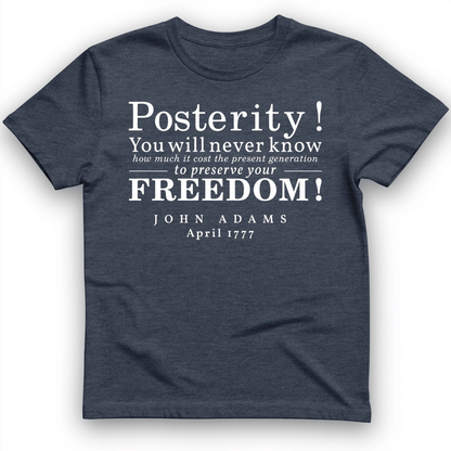 Posterity T-Shirt Heather Navy / S
