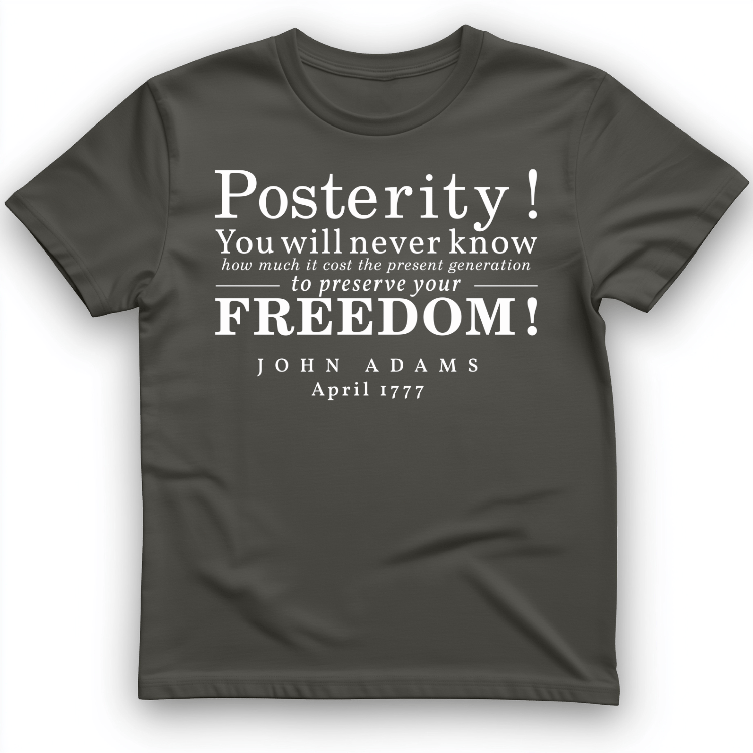 Posterity T-Shirt Charcoal / S