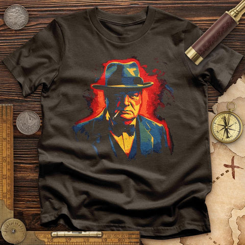 Powerful Churchill T-Shirt Dark Chocolate / S