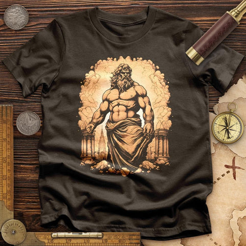 Powerful Hercules T-Shirt Dark Chocolate / S