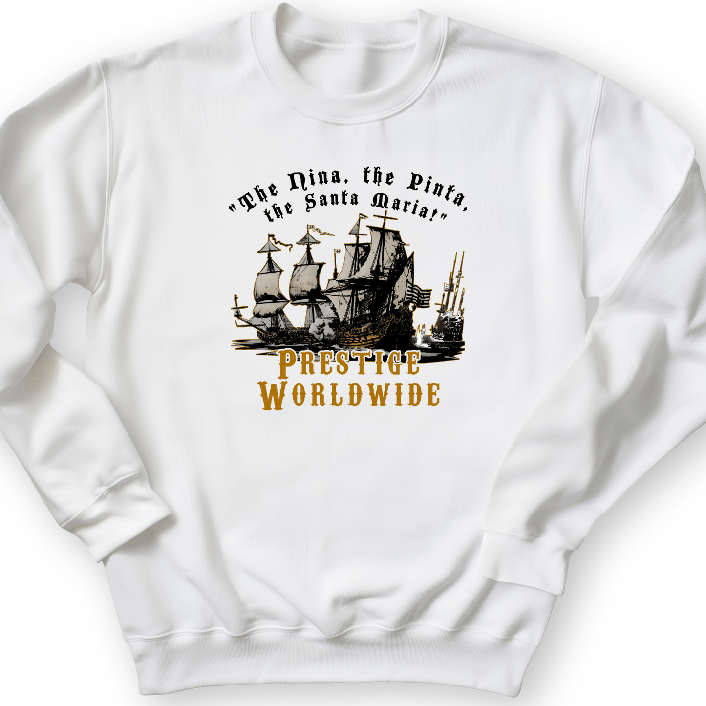 Prestige Worldwide Crewneck White / S