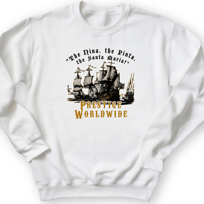 Prestige Worldwide Crewneck White / S